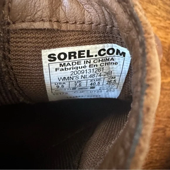 Sorel Hi-Line™ Heel Chelsea Brown Umber Boots Size 9.5 Women’s - Picture 6 of 8